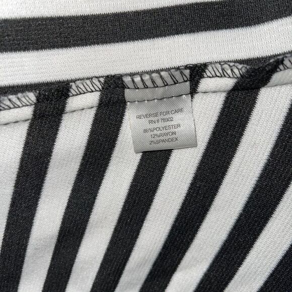 Erin London Striped Flip Cuff Jacket Med - Picture 9 of 10